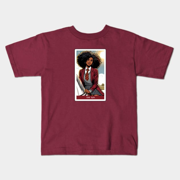 the sun - house of anubis tarot card Kids T-Shirt by sadieillust